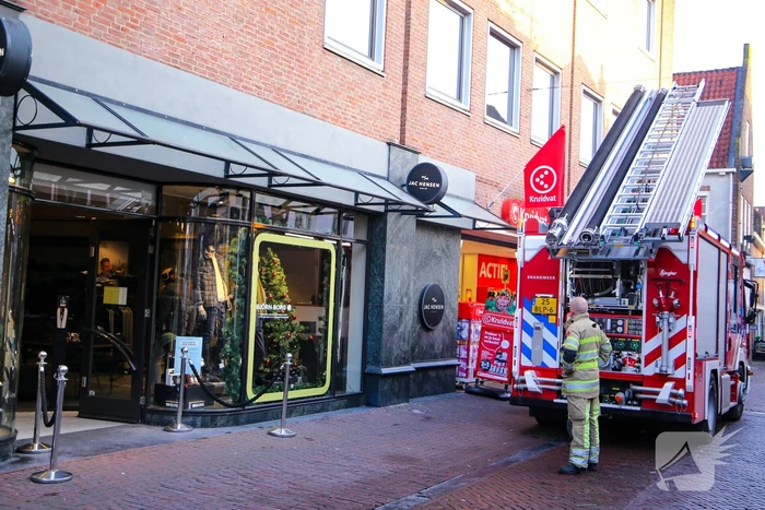 Brand in winkelpand van kledingzaak Jac Hensen