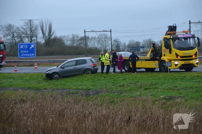 Flinke schade bij aanrijding tussen auto's