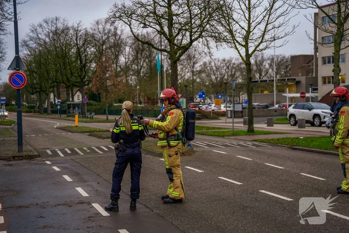 Gasleiding geraakt bij graafwerkzaamheden