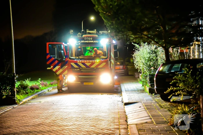 Rookontwikkeling in woning door kerststukje