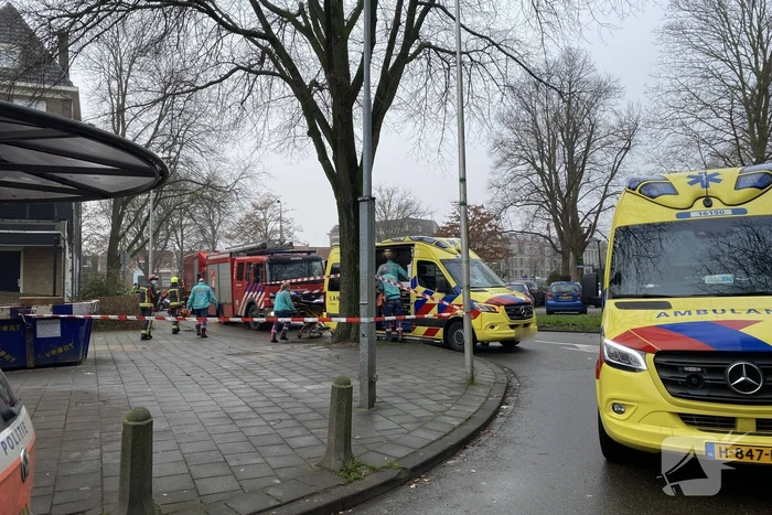 Gewonde na beknelling onder heimachine