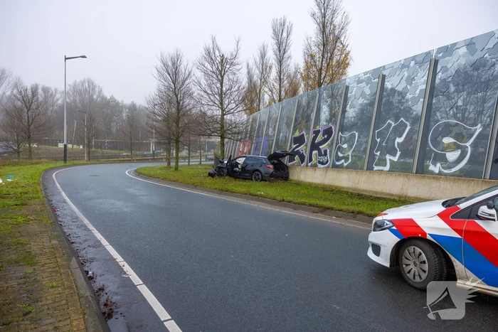 Zwaargewonde bij eenzijdig ongeval