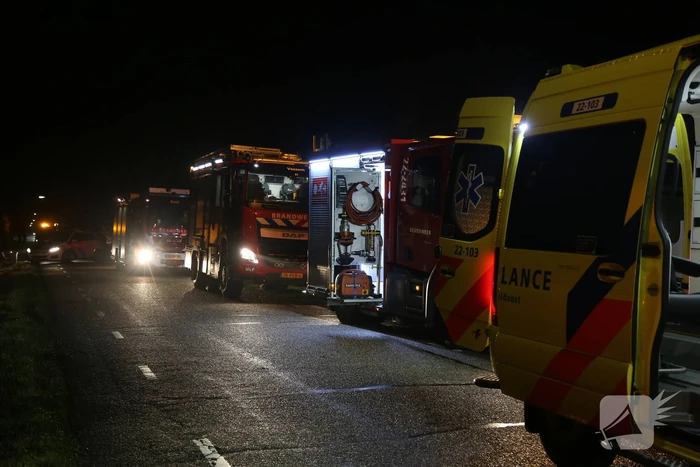 Gewonden bij aanrijding tussen tractor en auto