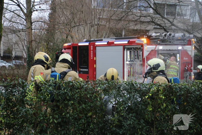 Brand in ondergrondse container