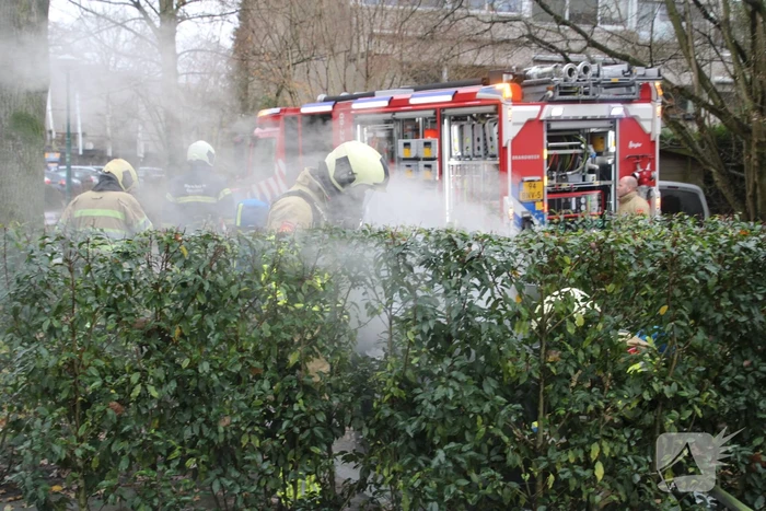 Brand in ondergrondse container