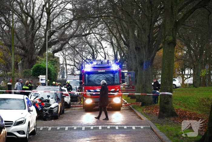 Persoon gewond na brand in woning