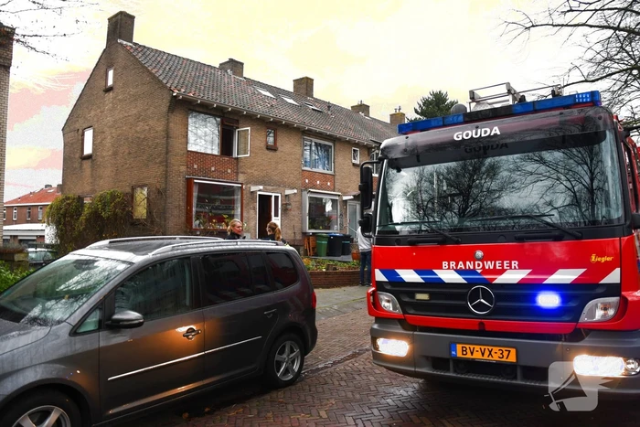 Persoon gewond na brand in woning