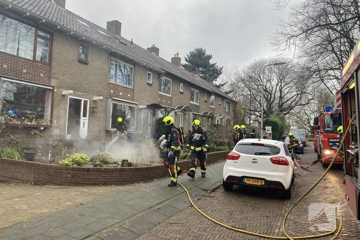 Persoon gewond na brand in woning