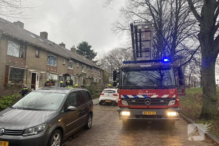 Persoon gewond na brand in woning