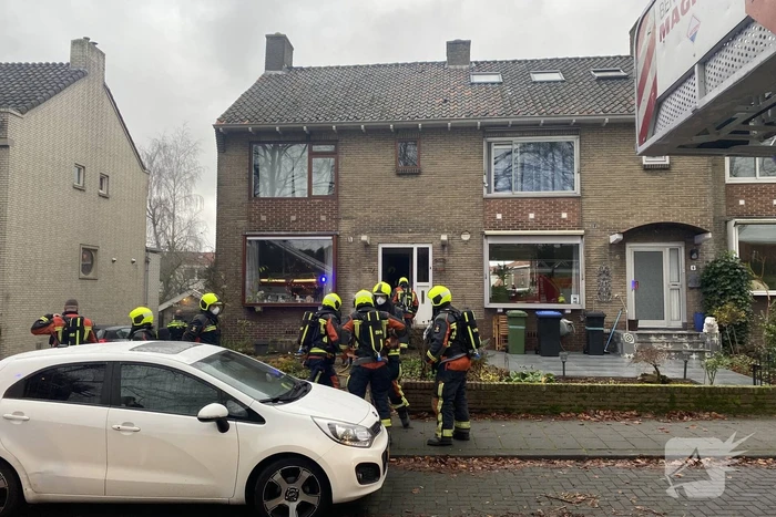Persoon gewond na brand in woning