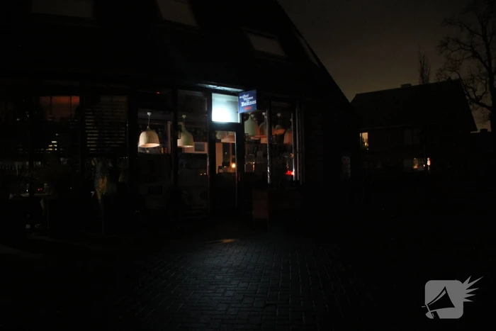 Donkere straten door stroomuitval