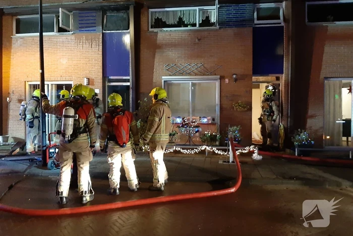 Forse rookontwikkeling bij uitslaande brand