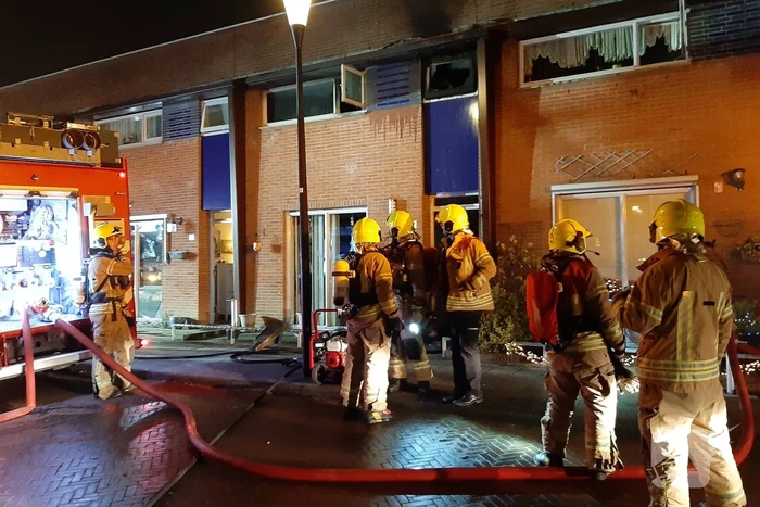 Forse rookontwikkeling bij uitslaande brand