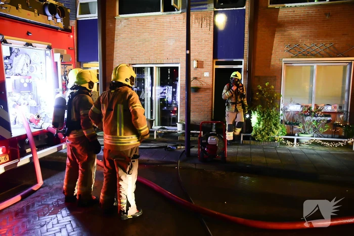 Forse rookontwikkeling bij uitslaande brand
