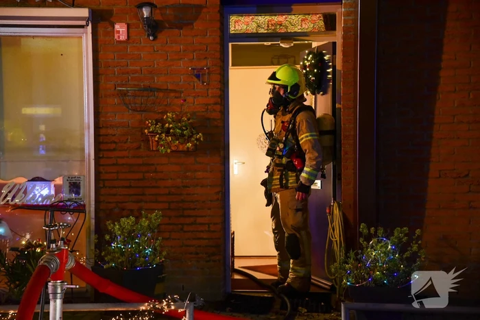 Forse rookontwikkeling bij uitslaande brand
