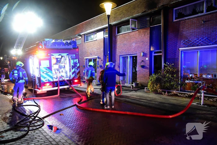 Forse rookontwikkeling bij uitslaande brand