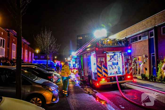 Forse rookontwikkeling bij uitslaande brand