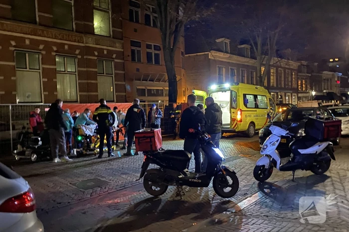 Ongeval tussen scooter en scootmobiel