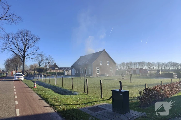 Veel rook bij brand in leegstaand pand