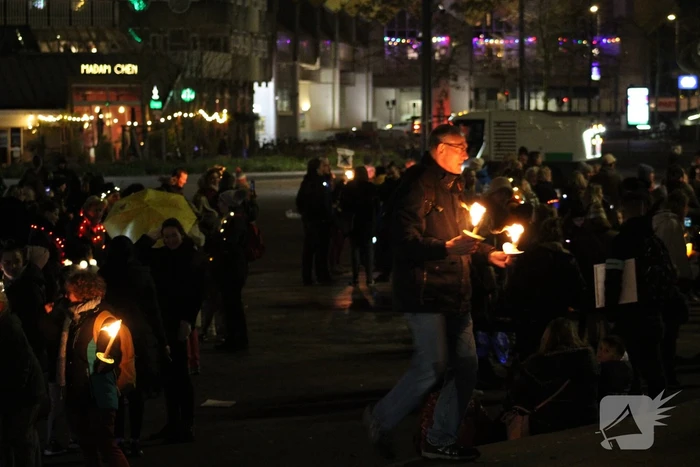 Lichtjestocht door het centrum