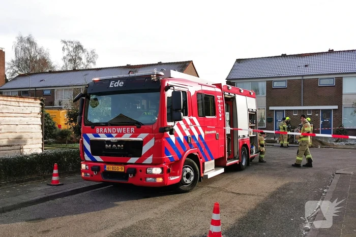Gasleiding geraakt bij rioleringswerkzaamheden