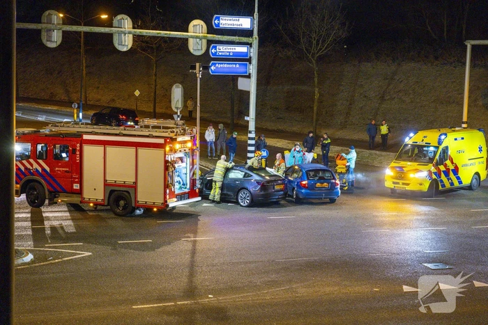 Gewonden bij aanrijding op kruising