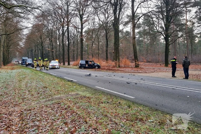 Enorme schade bij aanrijding