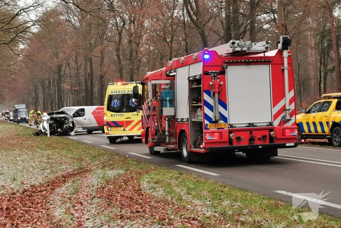 Enorme schade bij aanrijding