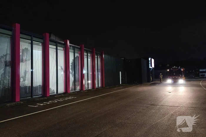 Winkelpand vol mist door inbraakalarm