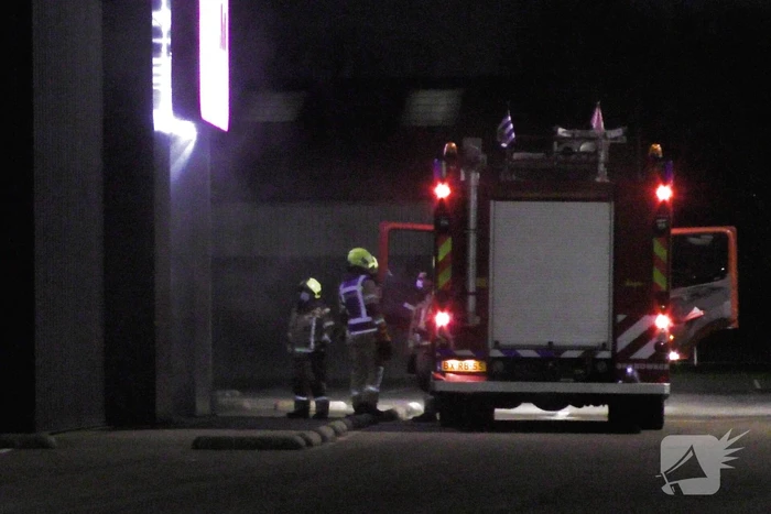 Winkelpand vol mist door inbraakalarm