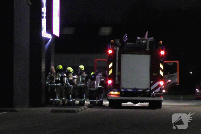 Winkelpand vol mist door inbraakalarm
