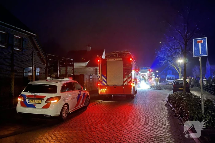 Veel rook bij brand in garagebox