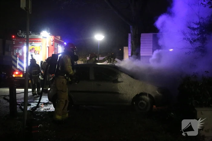 Meerdere auto's verwoest door brand