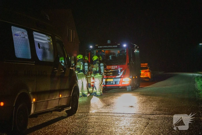 Hulpdiensten aanwezig voor metingen