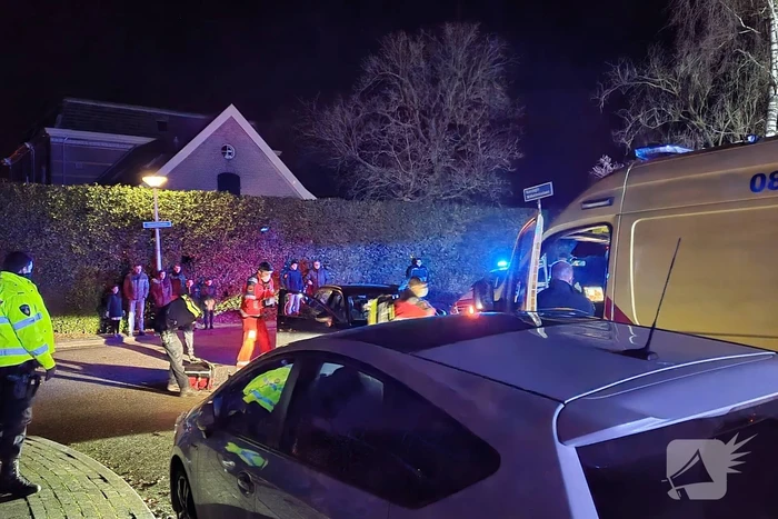 Beneden verdieping van woning volledig uitgebrand