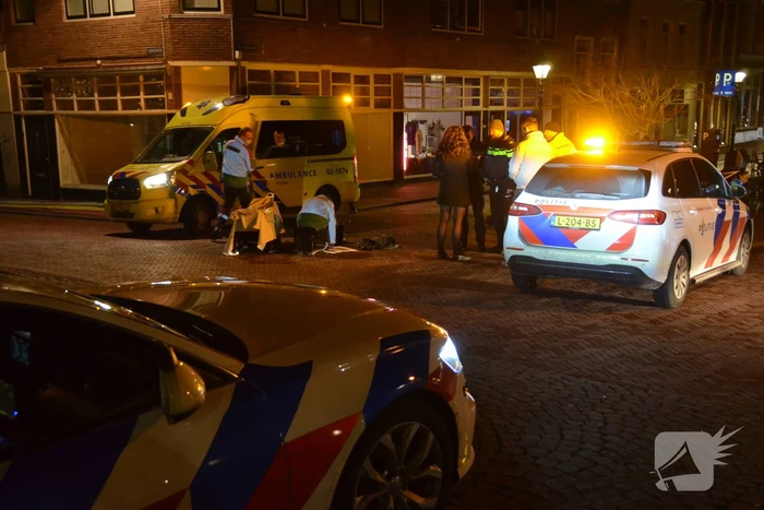 Scooterrijdster gewond na ongeval