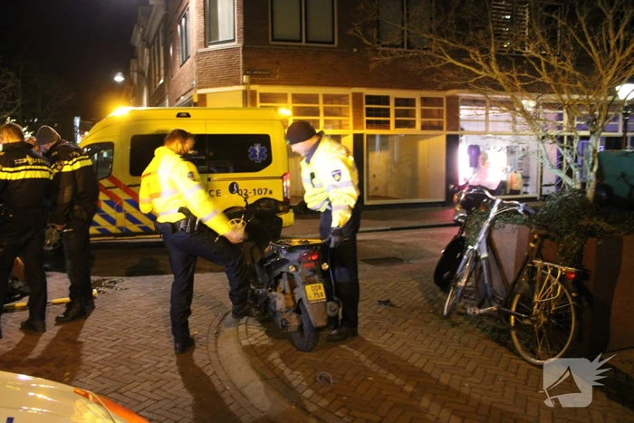 Scooterrijdster gewond na ongeval