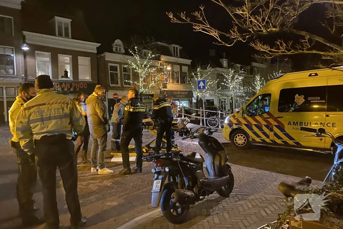 Scooterrijdster gewond na ongeval