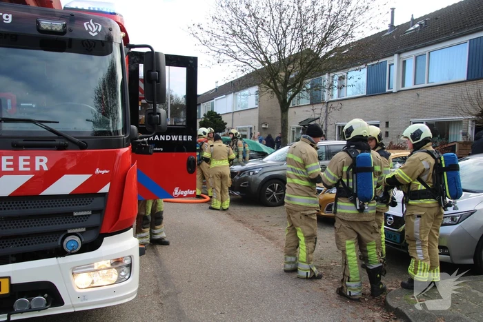 Brand in schoorsteen