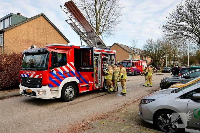 Brand in schoorsteen