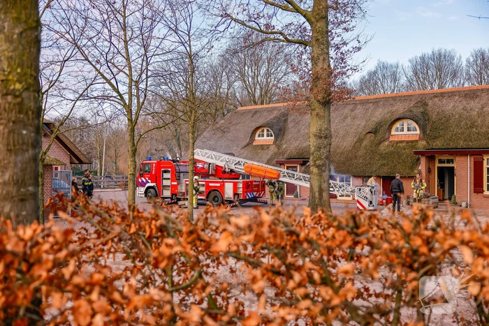 Voorbijgangers zien vonkenregen uit schoorsteen