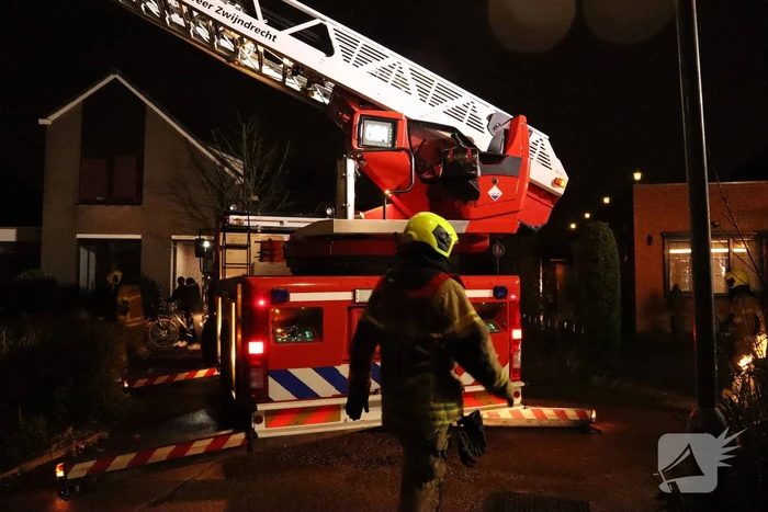 Schoorsteenbrand in woning