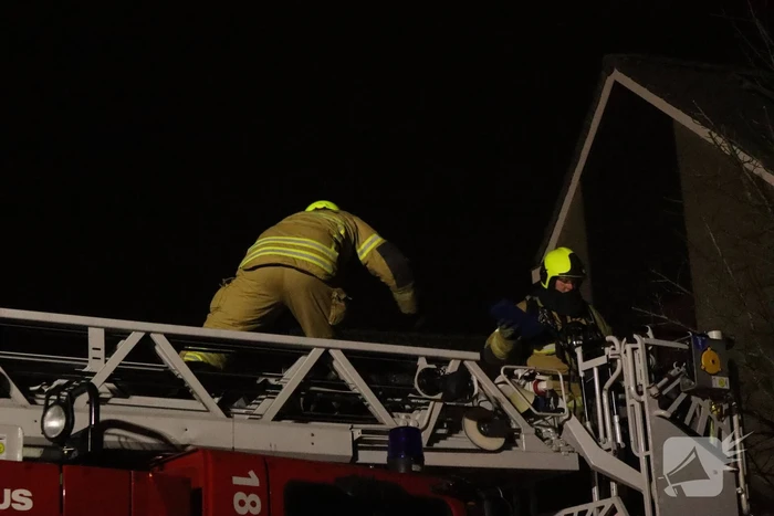 Schoorsteenbrand in woning