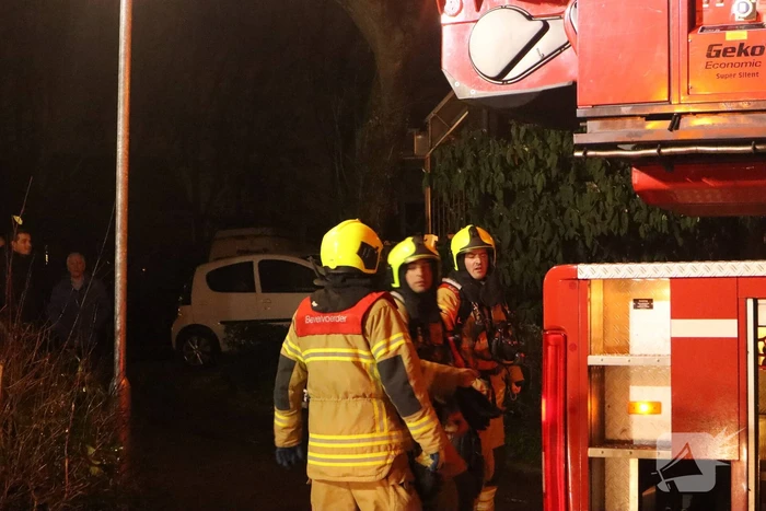 Schoorsteenbrand in woning