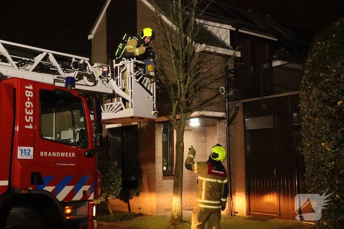Schoorsteenbrand in woning