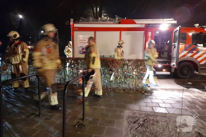 Brandweer treft vandalisme aan tijdens het zoeken naar containerbrand