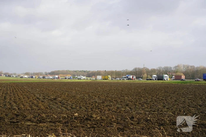 Afrit Hoogerheide afgesloten na verkeersongeval