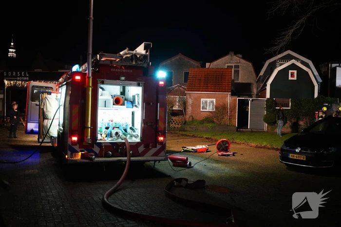Brandweer ingezet voor brand in woning