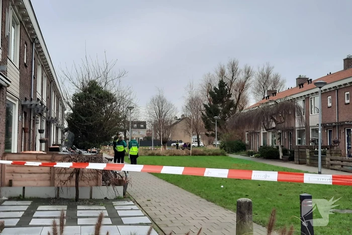 Straat afgezet na incident