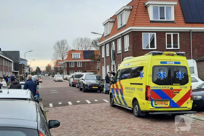 Straat afgezet na incident